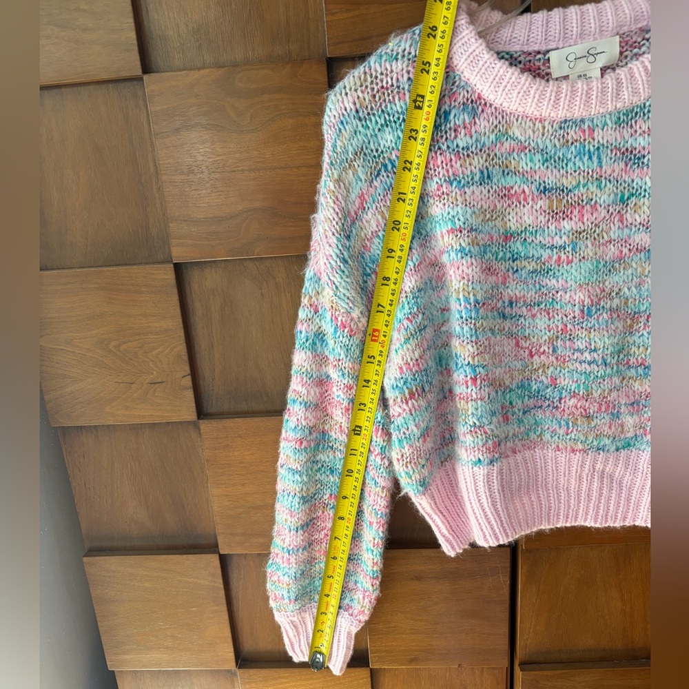 🌸 Multicolor Cropped Sweater - Picture 5 of 6